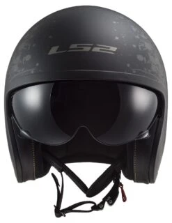 Richa OF599 Spitfire Black Flag Motorhelm -Richa 019479 114 6 LS2 OF599 Spitfire Flag