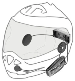 Richa U-COM 16 Twin Mesh Headset 8 Richa U-COM 16 Twin Mesh Headset -Richa 027955 000 3 Interphone UCOM16 Twin Bluetooth Headset